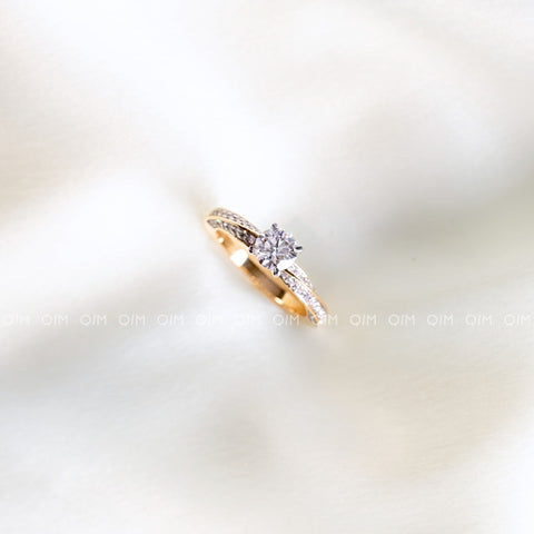 Round Solitaire Ring (.80ct)