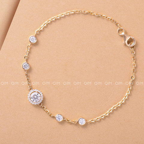 Halo Bracelet (.60ct)