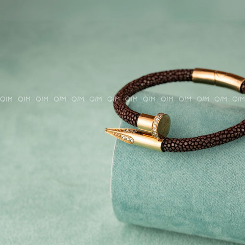 Serpentine Brown Bracelet