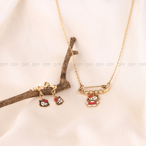 Kute Set (Chain+Earring)