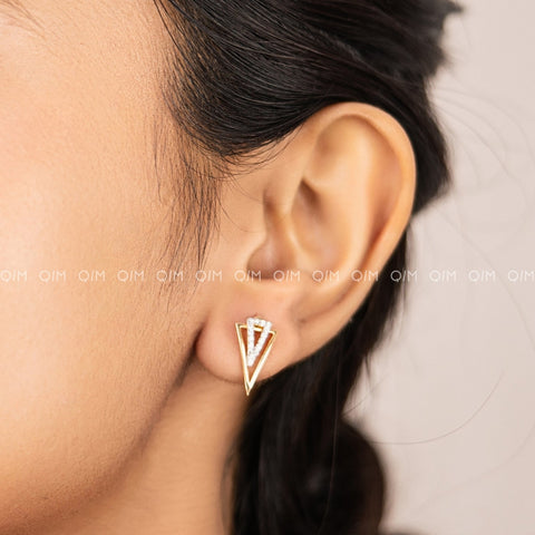 Aligned Small Earrings