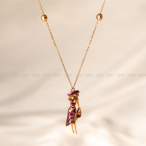 Belle Ame Purple Chain