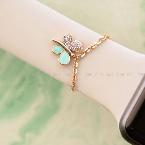 Flying Butterfly Smart Watch Chain